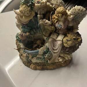 Classic Treasures Musical Angel Water Fountain Plays Six Inspiring Tunes